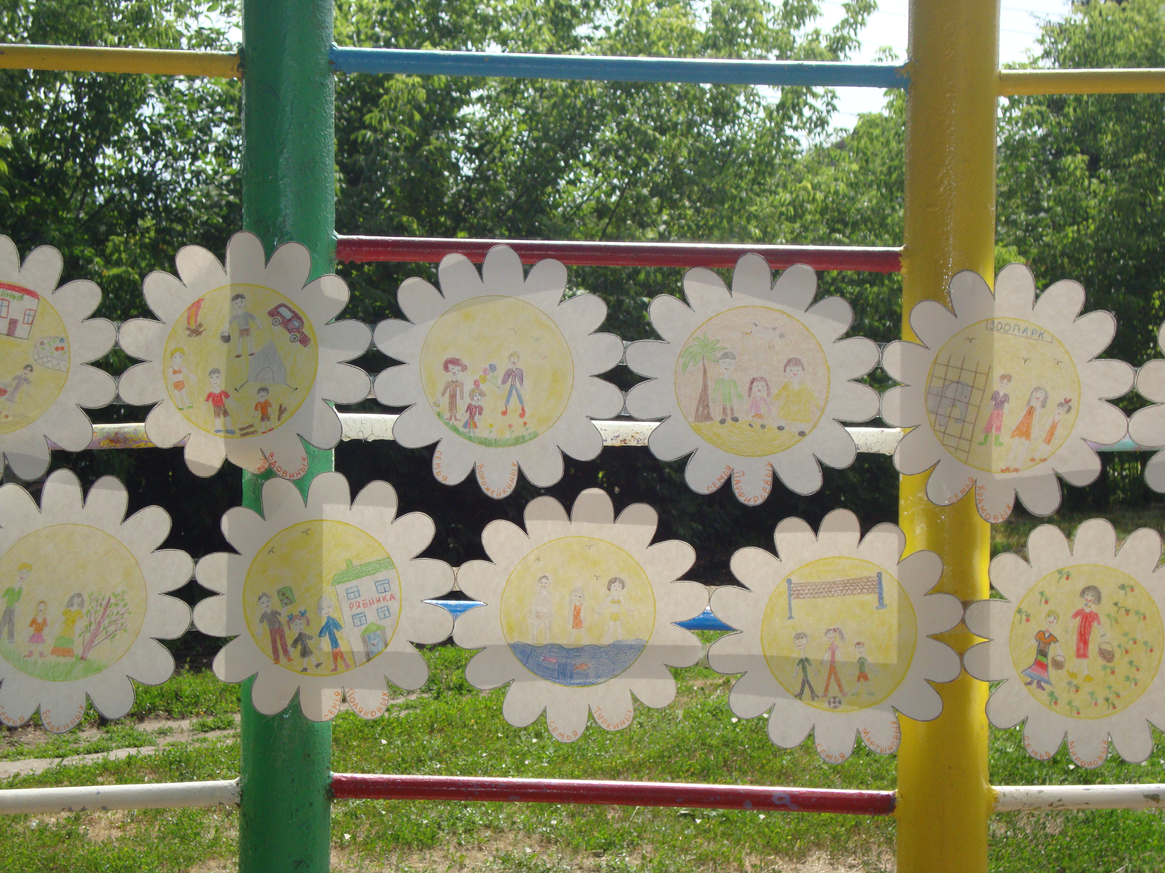 Украсить веранду в детском саду
